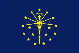 a pdf image of the flag of Indiana