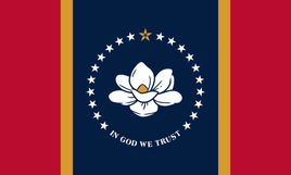 a pdf image of the flag of Mississippi