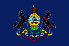 a pdf image of the flag of Pennsylvania