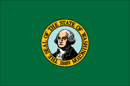 a pdf image of the flag of Washington