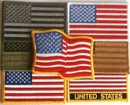 American Flag Patches