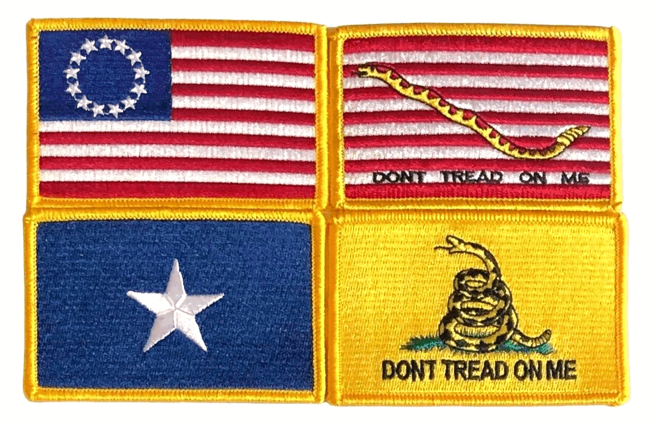 Country Flag Patches - Shield A-I