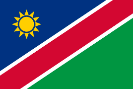 a pdf image of the flag of Namibia