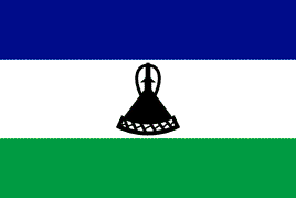 an image of the flag of Lesotho