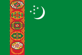 a PDF image of the flag of Turkmenistan