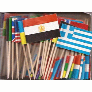 World Flag Toothpicks