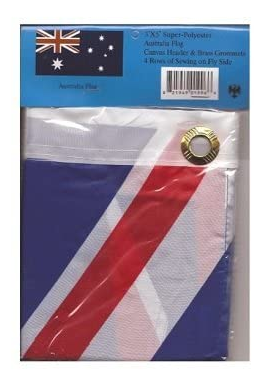 Australia polyester flag in its package