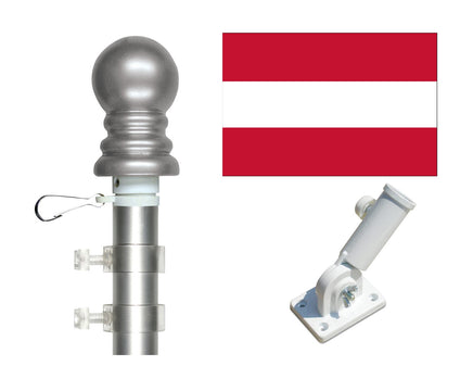 Austria flag and pole kit