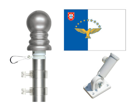 Azores flag and pole kit