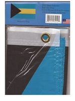 Bahamas polyester flag in its packaging