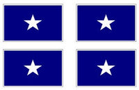 Bonnie Blue Flag Stickers - 50 per sheet