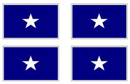 Bonnie Blue Flag Stickers - 50 per sheet