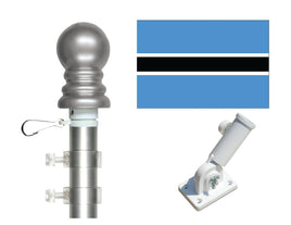 Botswana flag and pole kit