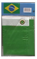 Brazil polyester flag in its packaging