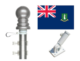 British Virgin Islands flag and pole kit