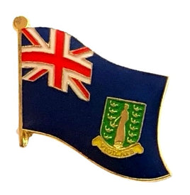 British Virgin Islands Flag Lapel Pins - Single