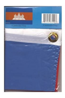 Cambodia polyester flag in its packaging