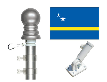 Curacao flag and pole kit