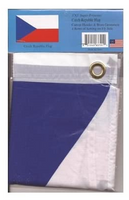 Czech polyester flag in its packaging