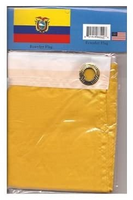 Ecuador polyester flag in its packaging