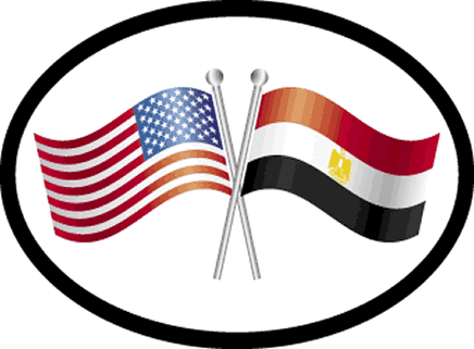 Egypt Friendship Oval Decal