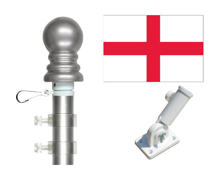 England flag and spinner pole kit