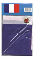 France polyester flag in its packaging