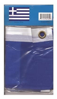 Greece polyester flag in its packaging