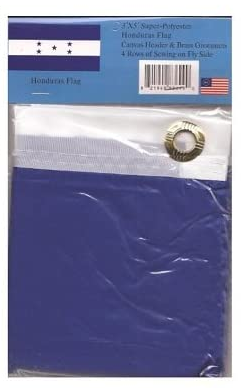 Honduras polyester flag in its packaging