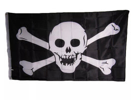 Jolly Roger (no eye patch) 3'x5' Polyester Flag