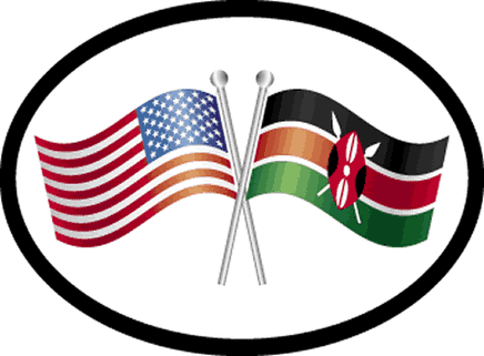 Kenya Friendship Oval Decal