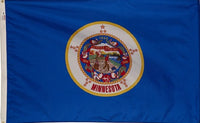 Minnesota state nylon flag