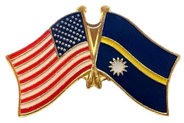 Nauru Friendship Flag Lapel Pins