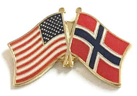 Norway Friendship Flag Lapel Pins