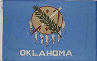 Oklahoma nylon state flag