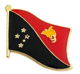 Papua New Guinea single flag pin