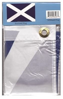 Scotland Cross polyester flag in its packaging