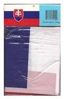 Slovakia polyester flag in its packaging