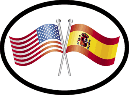 Spain Oval Friendship Decal