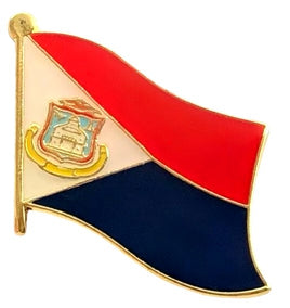 St Maarten Flag Lapel Pins - Single