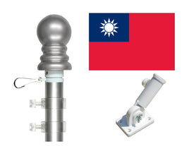 Taiwan flag pole kit