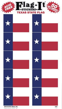 Texas Flag-It Stickers