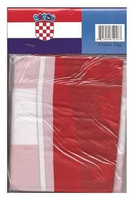 Croatia polyester flag in its packaging