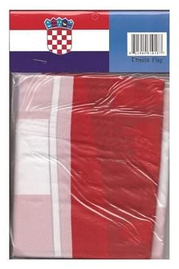 Croatia polyester flag in its packaging