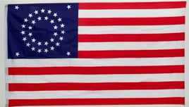 35 Star US Circular Flag