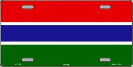 Gambia Flag License Plate