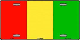 Guinea Flag License Plate