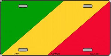 Republic of Congo License Plate