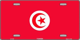 Tunisia Flag License Plate