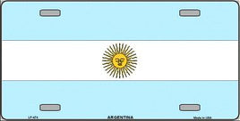 Argentina Flag License Plate